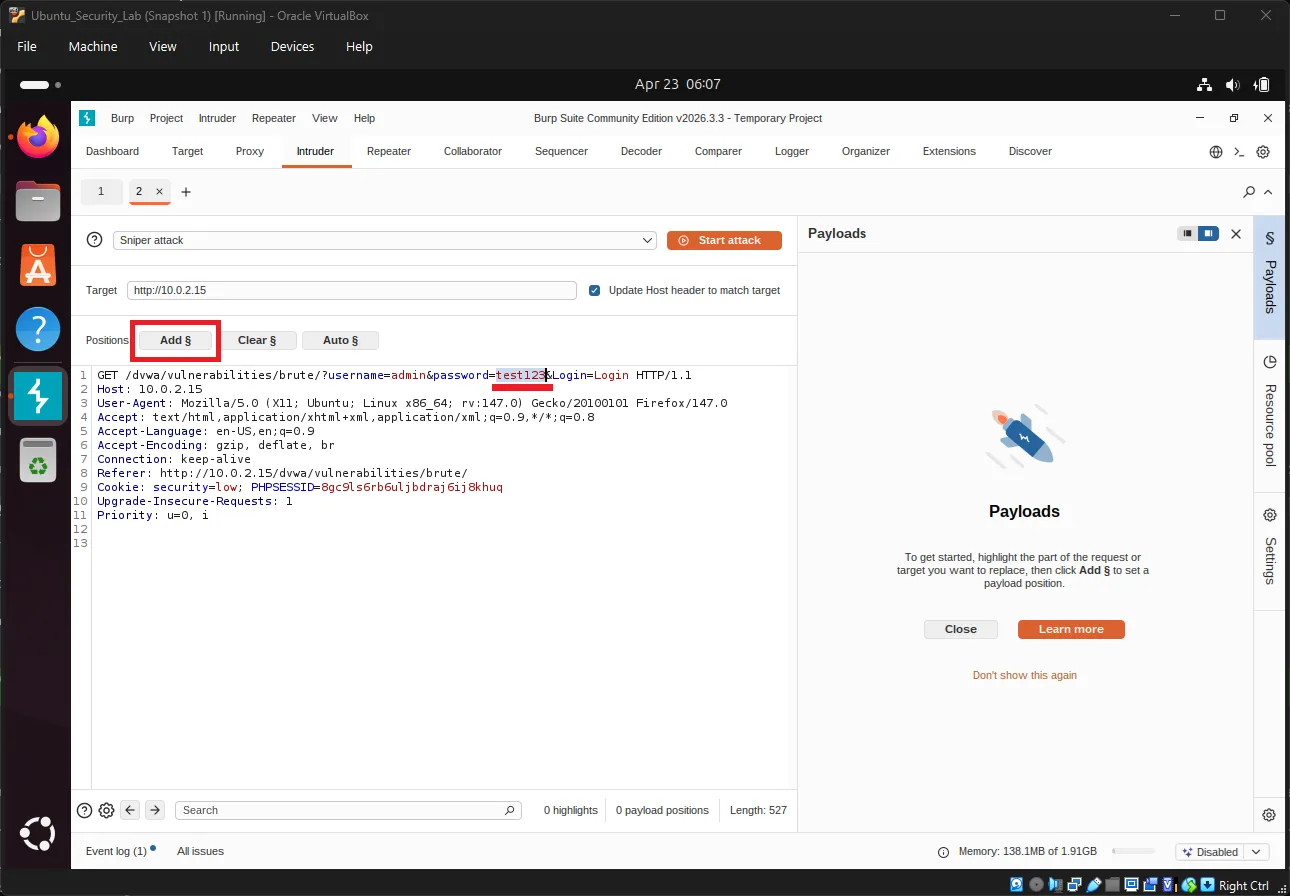 Burp Highlight Payload