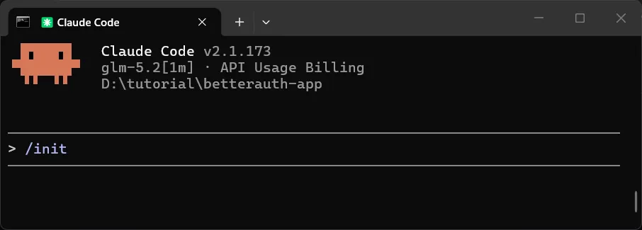 Claude Code /init command