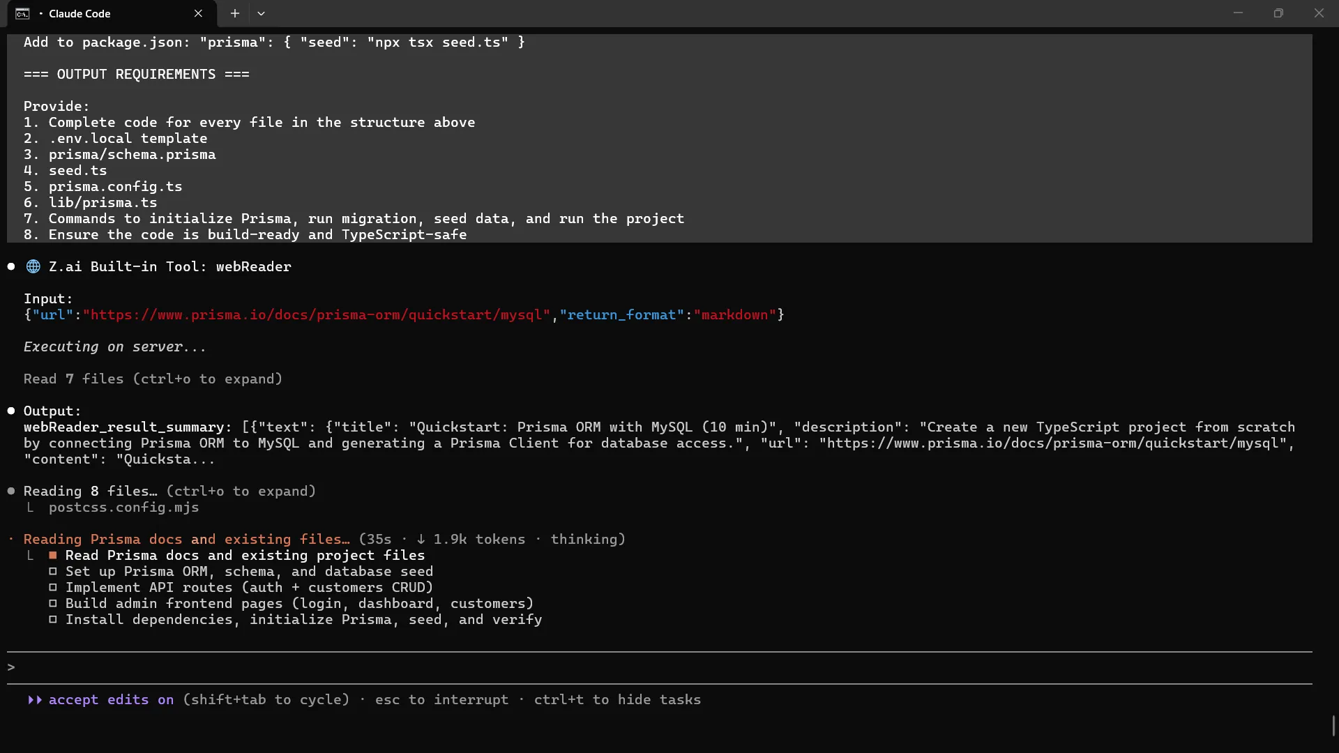Claude Code coding
