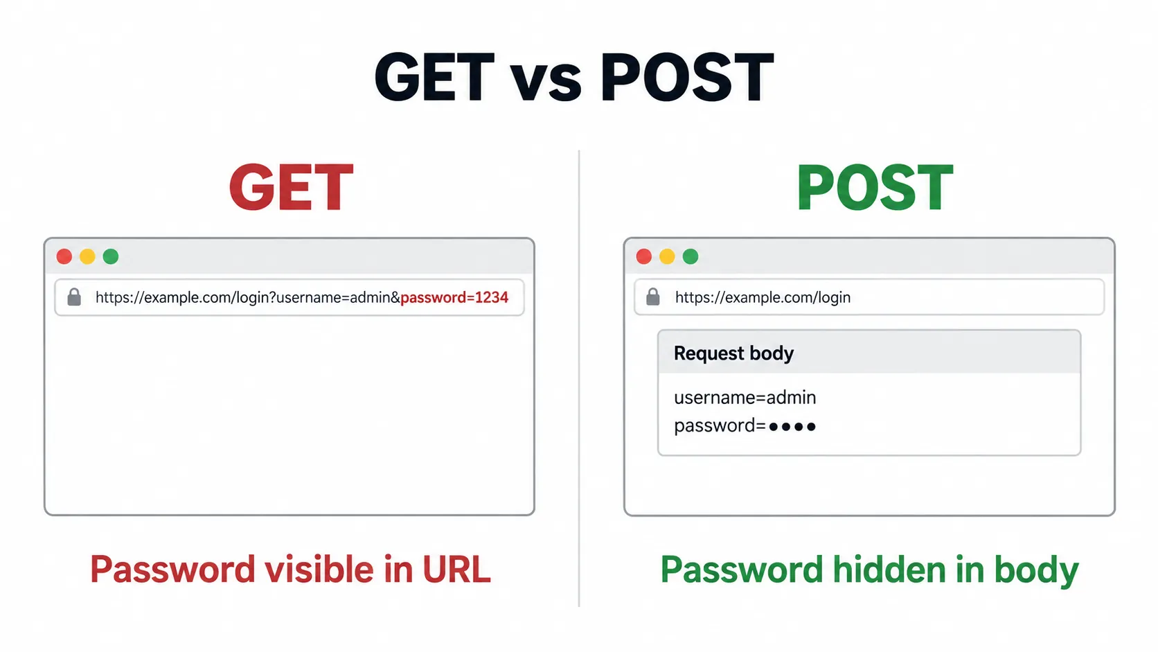 GET vs POST GET vs POST