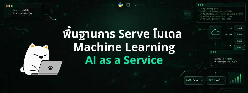 พื้นฐานการ Serve โมเดล Machine Learning