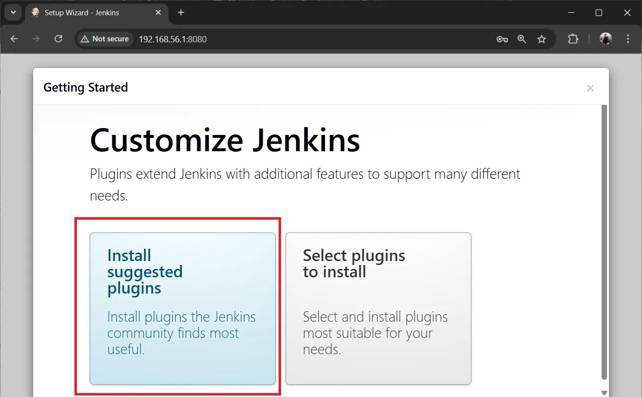 ติดตั้ง suggested plugins