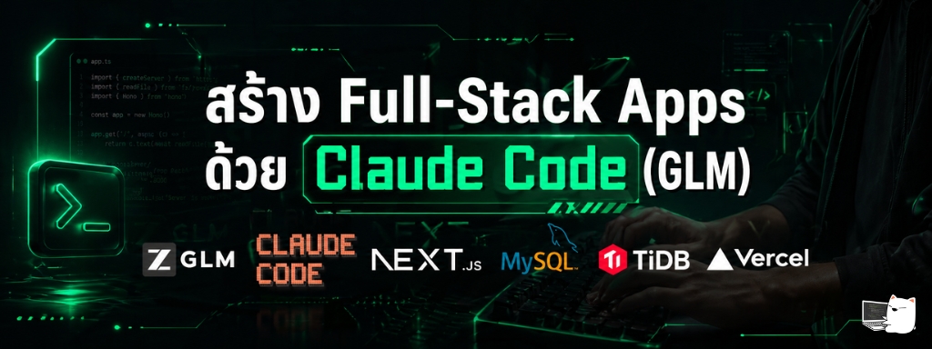 สร้างแอป Full-Stack ด้วย Claude Code (GLM) • melivecode
