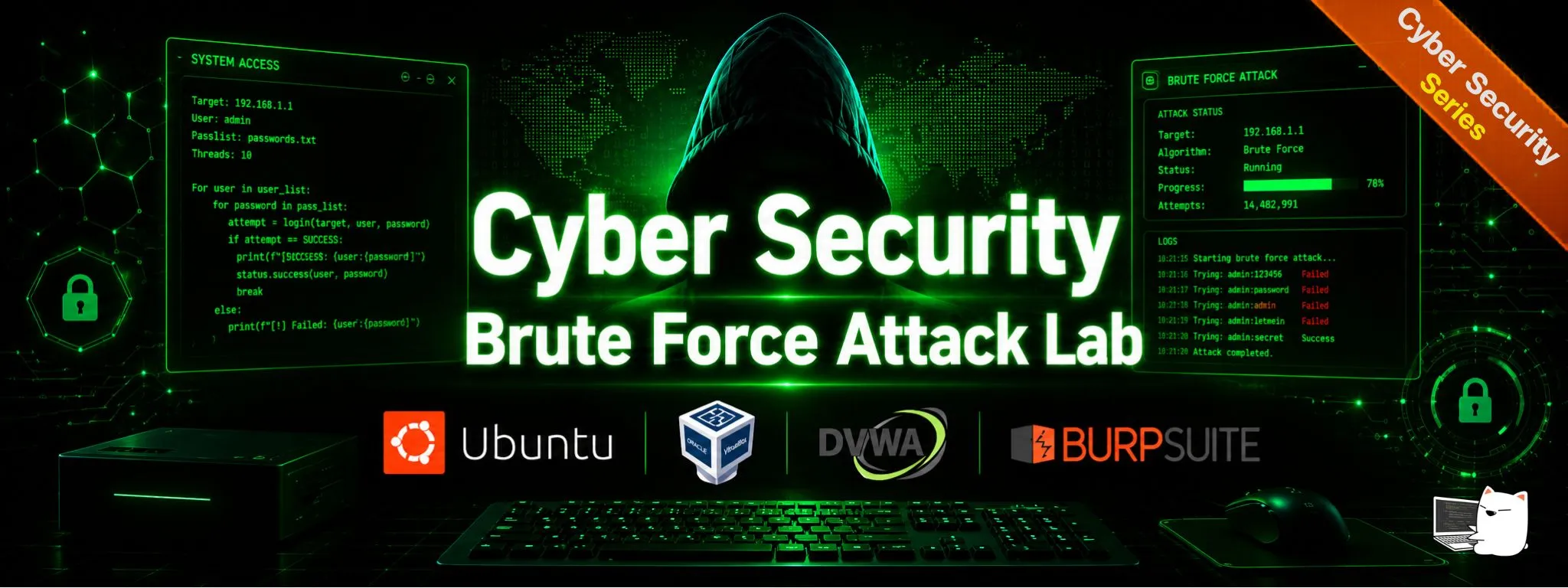 Cyber Security: Brute Force Attack Lab