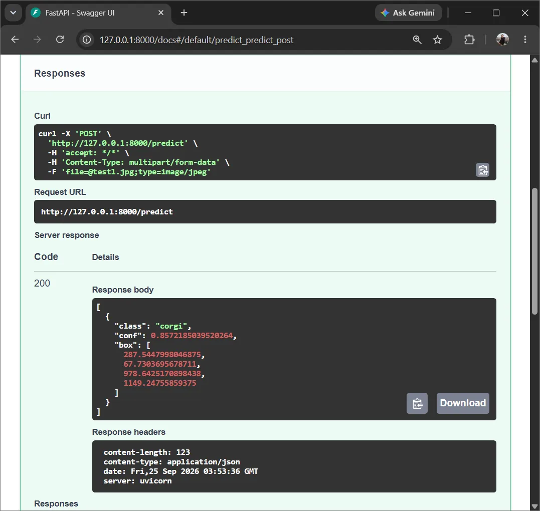 API response ผล JSON ที่ API ตอบกลับ