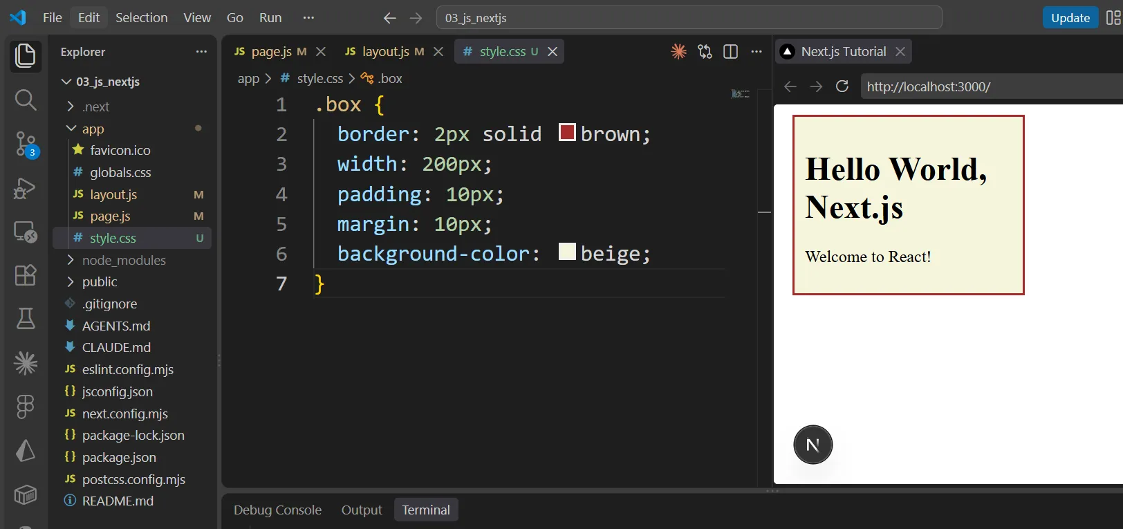 React with CSS React with CSS