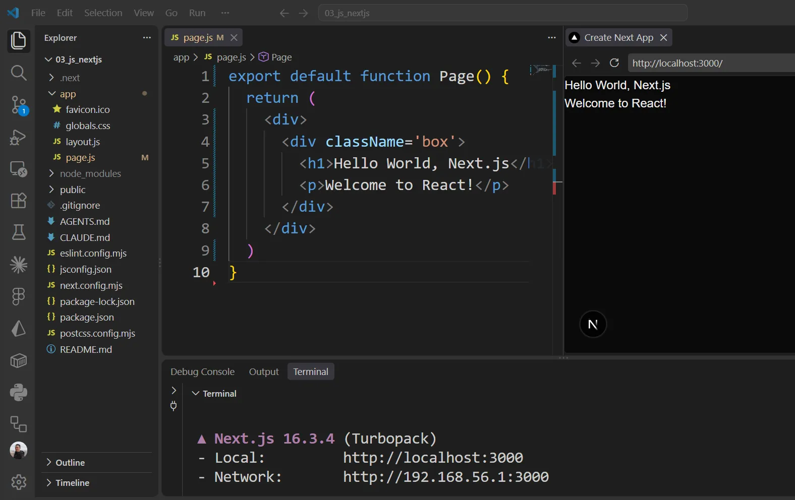 Hello World React Hello World React