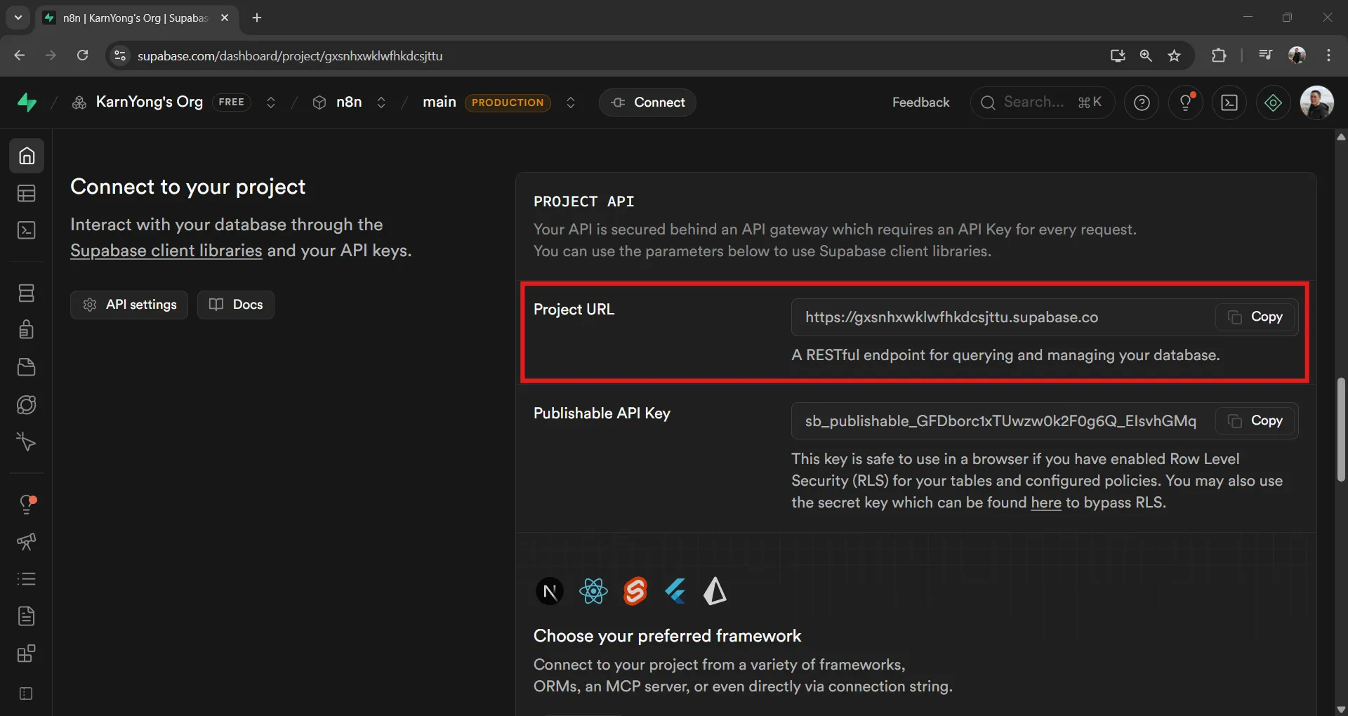 Supabase Project URL Supabase Project URL