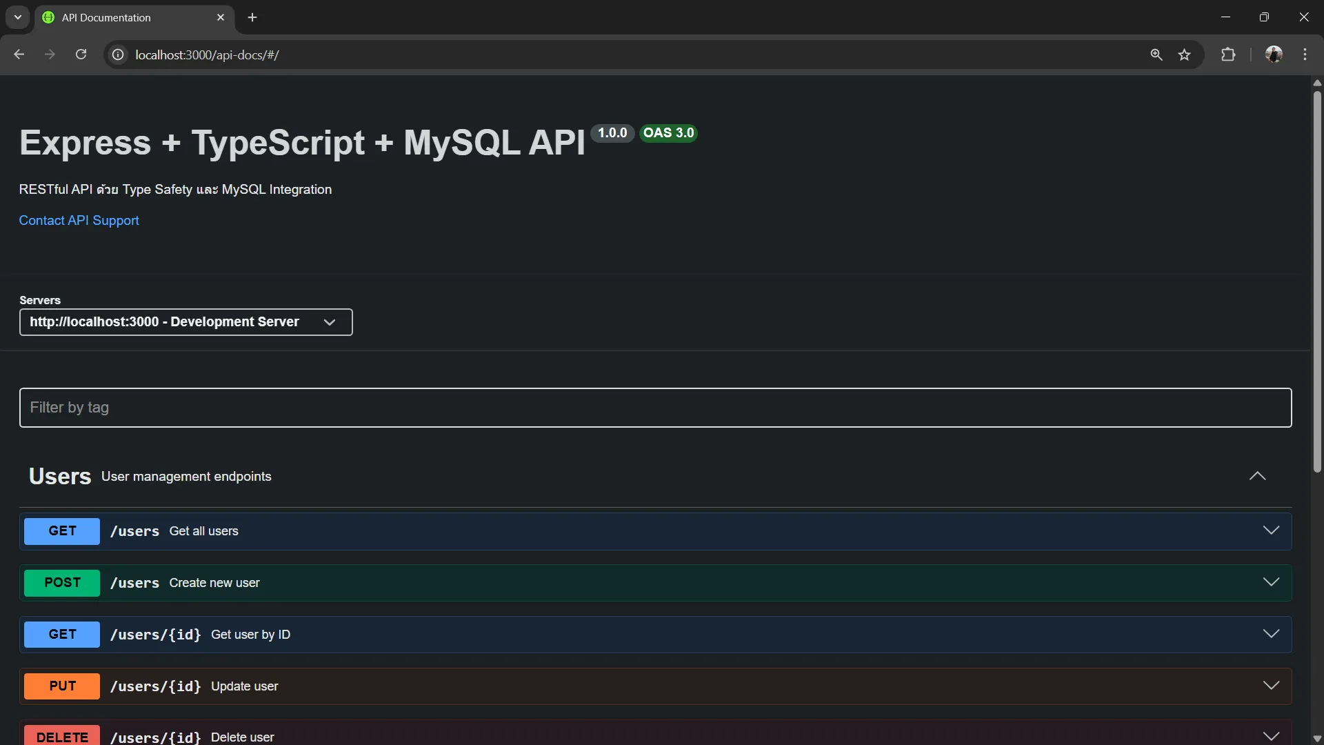 Swagger UI - API Documentation Swagger UI - API Documentation